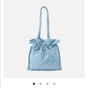 Beautiful Hobo brand shoulder bag in the prettiest blue color.